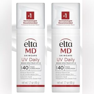 EltaMD UV Daily Broad-Spectrum SPF 40 pack of 2 exp 04/26